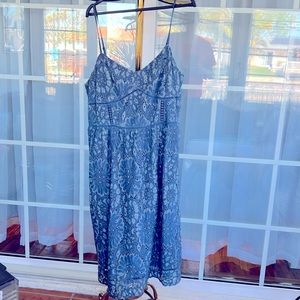 Spaghetti strap linen summer dress